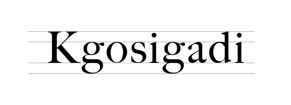 Gradient colors Kgosigadi logo