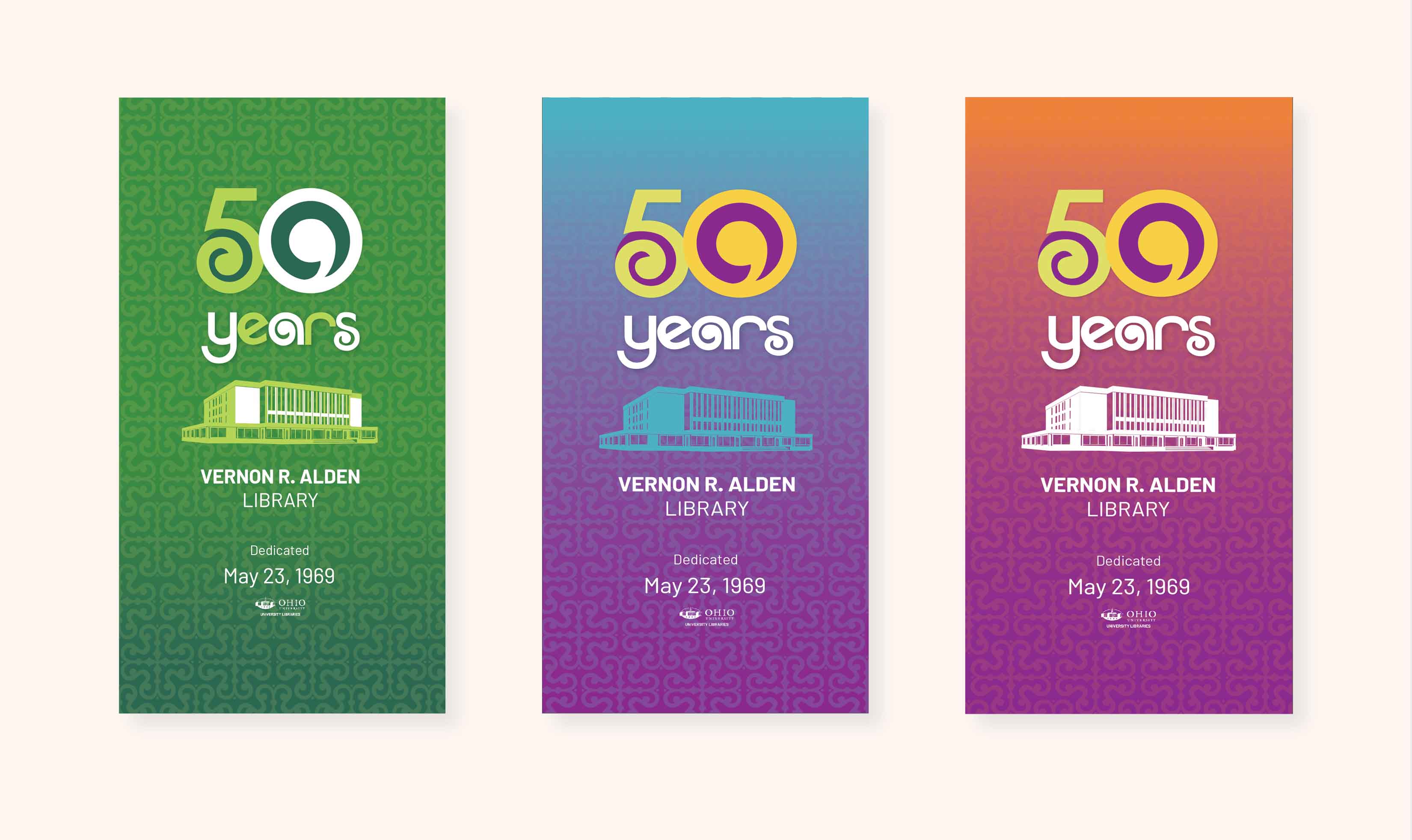 Alden's 50th anniversary logo